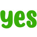 Thumbs up reaction used as only response